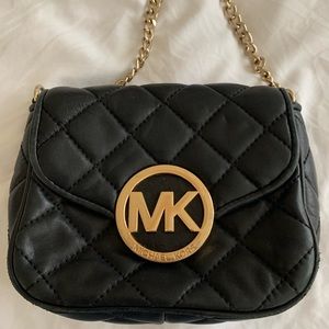 Michael Kors black small crossbody
